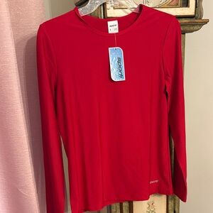 Sporti Women's Vibrant Red Long Sleeve Top